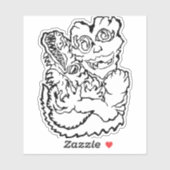 the artist_awaynowe UR LoveS bdiecut 15ホラー シール (シート)