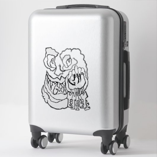 the artist_awaynowe UR LoveS bdiecut 16ホラー シール (スーツケース)