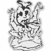 the artist_awaynowe UR LoveS bdiecut 17ホラー シール (正面)