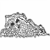 the artist_awaynowe UR LoveS bdiecut 18 Hollar シール (正面)