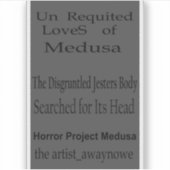 the artist_awaynowe UR LoveS V12 gphrasesホラー シール (正面)