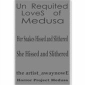 the artist_awaynowe UR LoveS V15 gphrasesホラー シール (正面)