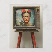 The Artist on a TV Grunge ポストカード (正面)