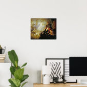 The Artist's Dream by John Anster Fitzgerald ポスター (ホームオフィス)