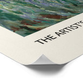 The Artists Garden At Giverny ポスター (角)