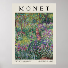 The Artists Garden At Giverny ポスター