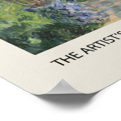 The Artists Garden At Vetheuil ポスター (角)