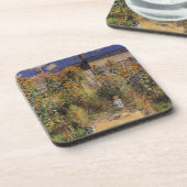 The Artist's Garden at Vetheuil by Claude Monet コースター (左側)