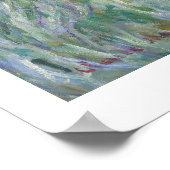 「THE ARTISTS GARDEN, GIVERNY」 1900クロード・モネ ポスター (角)