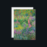 The Artist's Garden in Giverny by Claude Monet サンキューカード<br><div class="desc">Claude Monet - The Artist's Garden in Giverny,  1900.オスカーフランスの・クロード・モネ（1840年～1926年）は、モダニズムへの鍵の前駆と見られる印象派の画家で創始者であ絵を描り、特に彼が自然を知覚した時に絵を描は、その前兆と見なされている。</div>