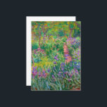 The Artist's Garden in Giverny by Claude Monet サンキューカード<br><div class="desc">Claude Monet - The Artist's Garden in Giverny,  1900.オスカーフランスの・クロード・モネ（1840年～1926年）は、モダニズムへの鍵の前駆と見られる印象派の画家で創始者であ絵を描り、特に彼が自然を知覚した時に絵を描は、その前兆と見なされている。</div>