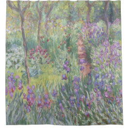 The Artist's Garden in Giverny by Claude Monet シャワーカーテン