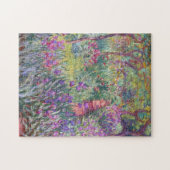 The Artist's Garden in Giverny by Claude Monet ジグソーパズル (横)