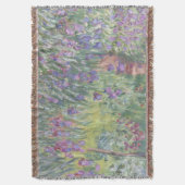 The Artist's Garden in Giverny by Claude Monet スローブランケット (正面縦)