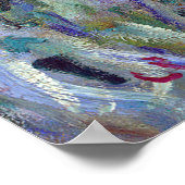 The Artist's Garden in Giverny by Claude Monet ポスター (角)