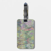 The Artist's Garden in Giverny by Claude Monet ラゲッジタグ (裏面縦)