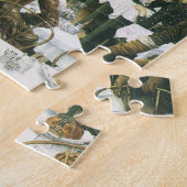 The Artist's Ladeys by James Tissot, Artヴィンテージ ジグソーパズル (側面)