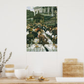 The Artist's Ladeys by James Tissot, Artヴィンテージ ポスター (キッチン)