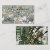 The Artist's Ladies by James Tissot 名刺 (正面/裏面)