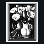 "The Arums"アールデコプリントタマラデランピッカ ポスター<br><div class="desc">目を引くアールデコプリントTamara de Lampicka 16 x 20によって"The Arums"と名付けられた</div>