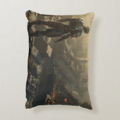 The Ascendant Guardian: Futuristic Cyberpunk  アクセントクッション (裏面(縦))