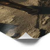  The Ascendant Guardian: Futuristic Sci Fi Art ポスター (コーナー)