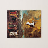 The Ascension – の絵画by John Singleton Copley ジグソーパズル (横)