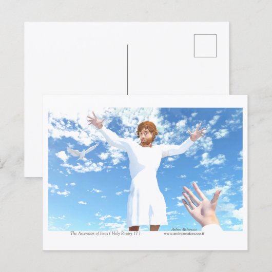 The Ascension of Jesus ポストカード (正面/裏面)