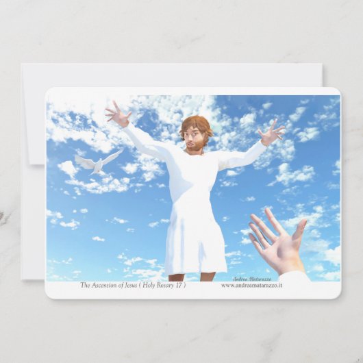 The Ascension of Jesus 招待状 (正面)