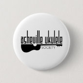 The Asheville Ukulele Society logo 缶バッジ (正面)