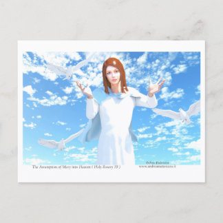 The Assumption of Mary into Heaven ポストカード