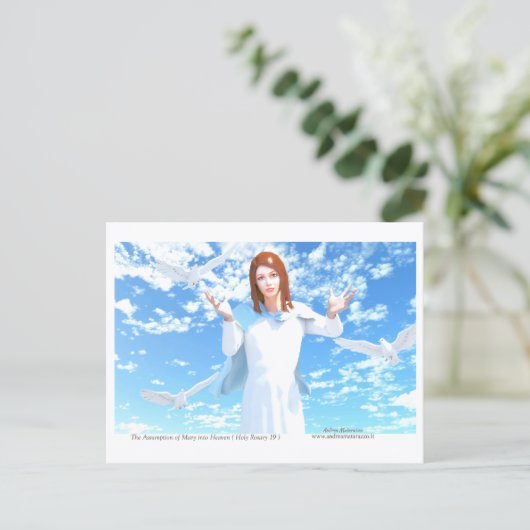The Assumption of Mary into Heaven ポストカード (スタンド正面)