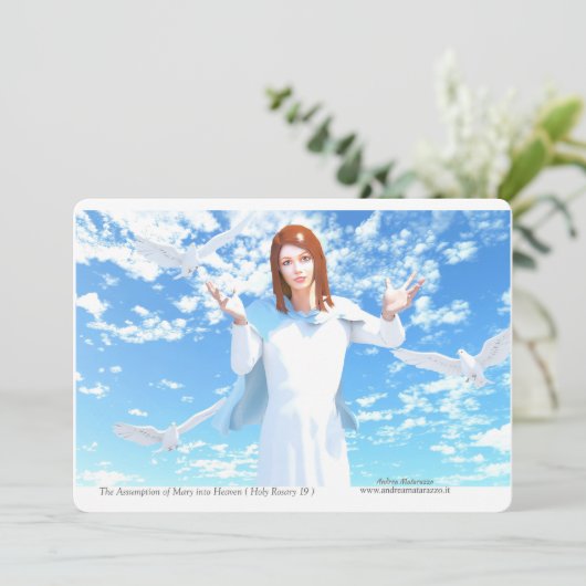 The Assumption of Mary into Heaven 招待状 (スタンド正面)