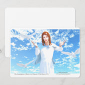 The Assumption of Mary into Heaven 招待状 (正面/裏面)