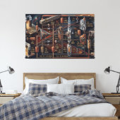 The Astral Blueprint キャンバスプリント (インサイチュ (寝室))