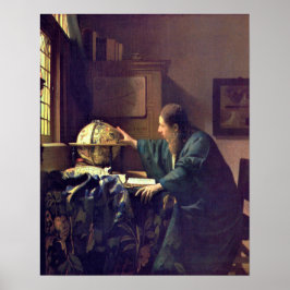 The Astronomy by Vermeer – ポスター