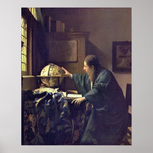 The Astronomy by Vermeer – ポスター (正面)