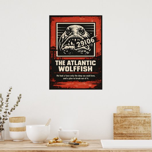 The Atlantic Wolffish Escape Concept Art ポスター (キッチン)