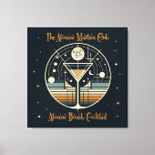 The Atomic Martini Club Atomic Bomb Cocktail キャンバスプリント (正面)