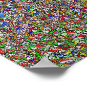 The Atomium - Hidden 3D print ポスター (角)