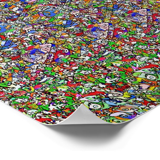 The Atomium - Hidden 3D print ポスター (角)