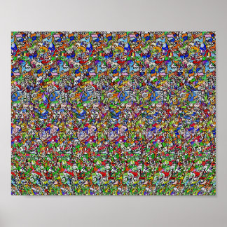 The Atomium - Hidden 3D print ポスター