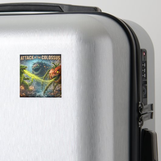 The attack of the Colossus mutant veggie square ma マグネット (インサイチュ (スーツケース))