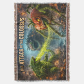 The attack of the Colossus mutant veggie woven thr スローブランケット (正面縦)