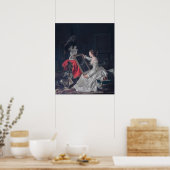 The Attentive Student - Fragonard ポスター (キッチン)