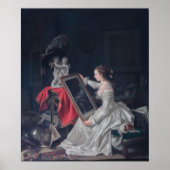 The Attentive Student - Fragonard ポスター (正面)