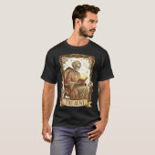 The Aunt Tarot Card Women Skeleton Aunty Book Love Tシャツ (正面フル)