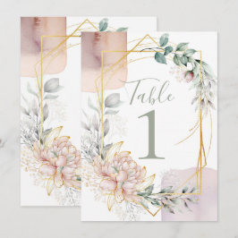 The Aureate Frame Floral Greenery Wedding  招待状