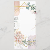 The Aureate Frame Mauve Floral Greenery Wedding  メニュー (裏面)