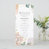 The Aureate Frame Mauve Floral Greenery Wedding  メニュー (スタンド正面)